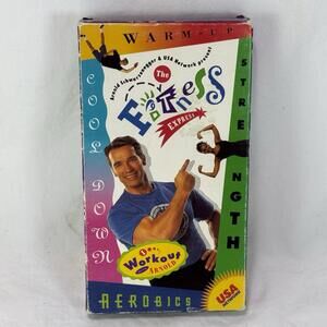 The Fitness Express VHS Tape I Workout With Schwarzenegger Aerobics Vintage 1992
